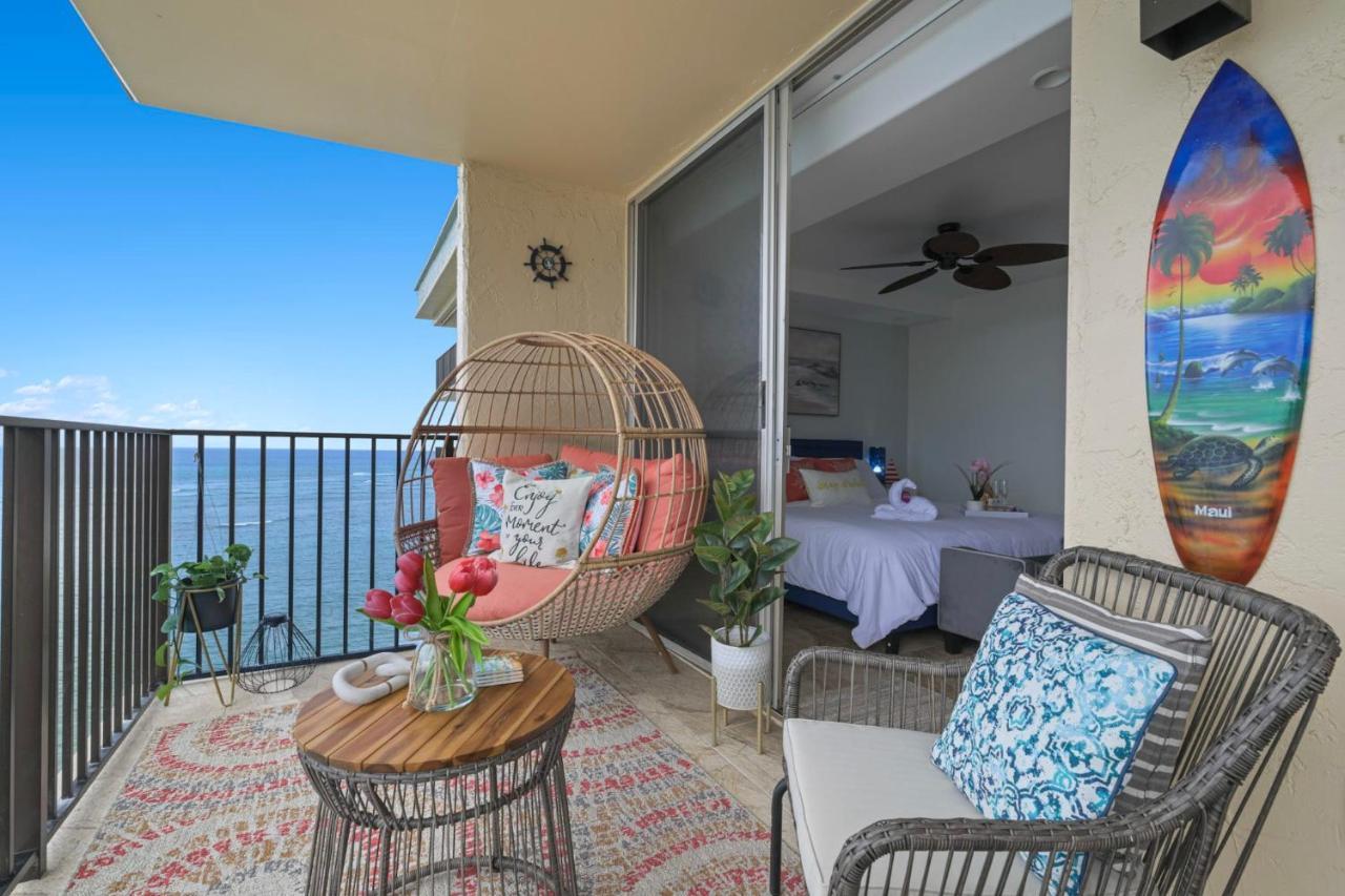 Sapphire Oasis- Heavenly Ocean View And Resort Kahana Bagian luar foto